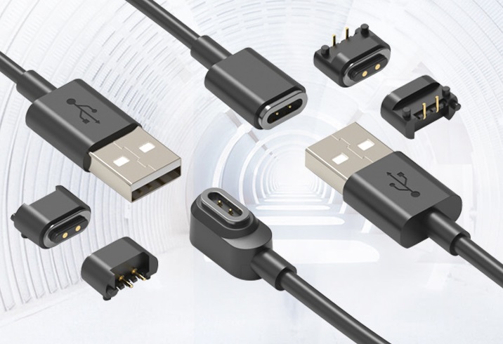 2pin magnetic charging cable