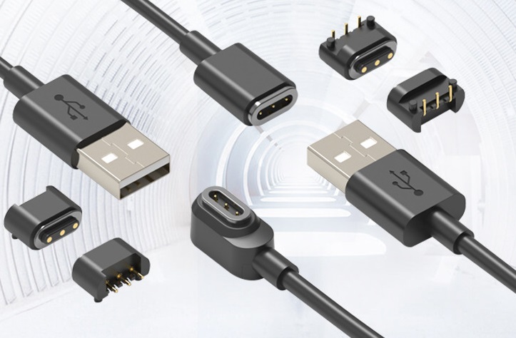 3pin magnetic charging cable